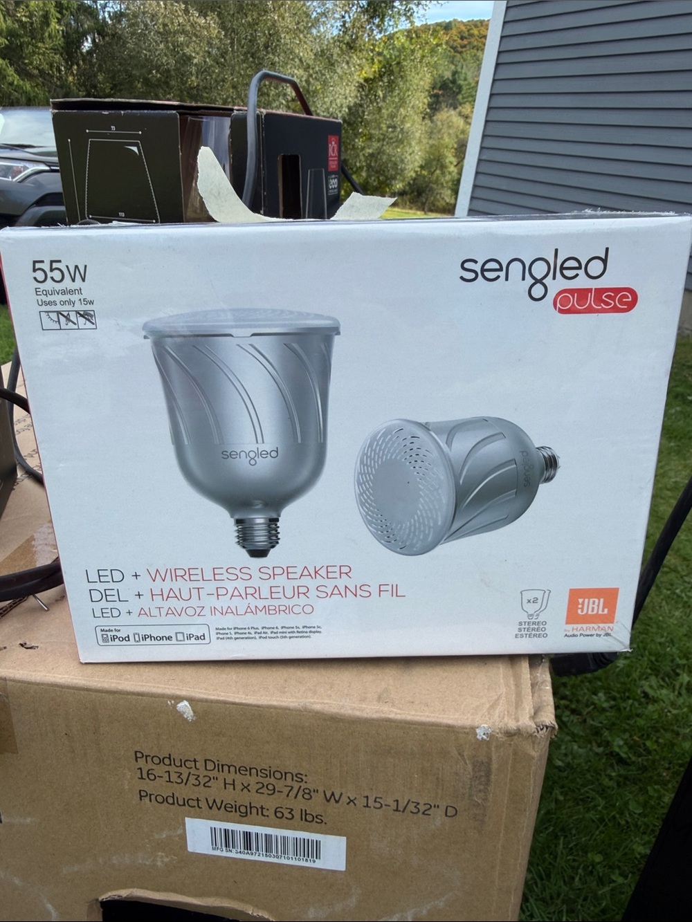 Sengled Pulse LED Bulb with Wireless Speaker - Silver